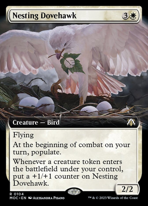 Nesting Dovehawk - Extended Art- Extended Art