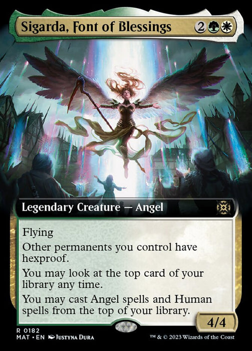 Sigarda, Font of Blessings - Legendary- Extended Art (Foil)