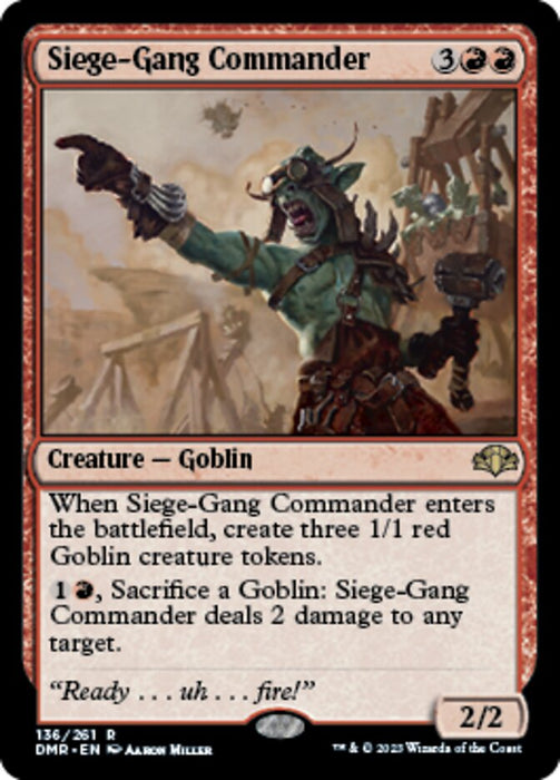 Siege-Gang Commander (Foil)