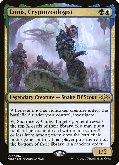 Lonis, Cryptozoologist  - Legendary (Foil)