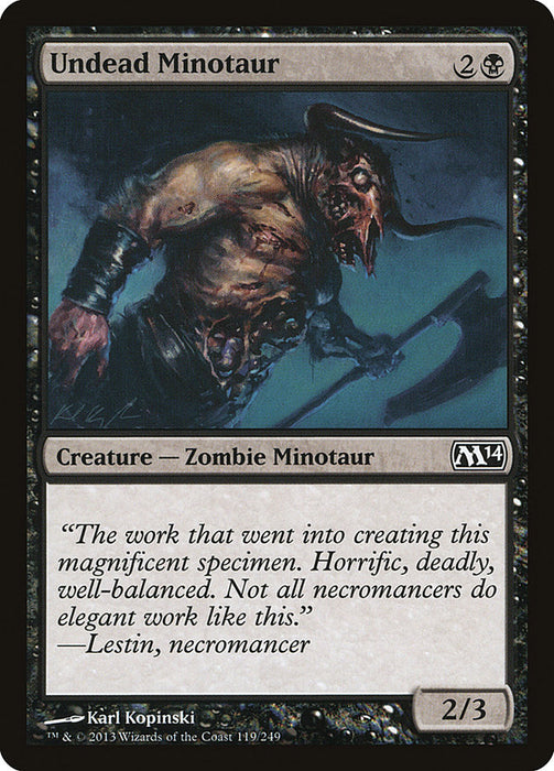 Undead Minotaur  (Foil)