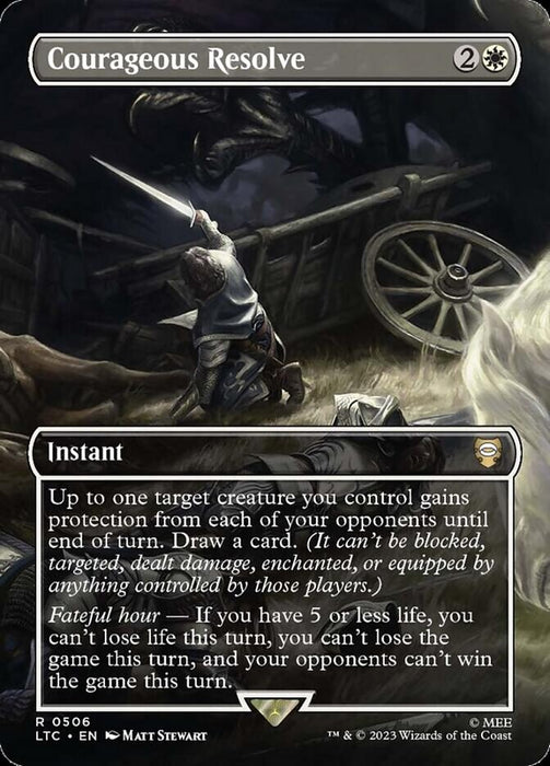 Courageous Resolve - Borderless - Inverted (Foil)