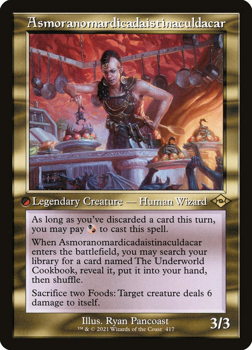 Asmoranomardicadaistinaculdacar - Retro Frame  (Foil)