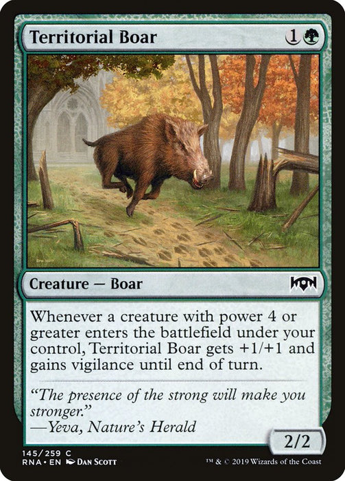 Territorial Boar  (Foil)