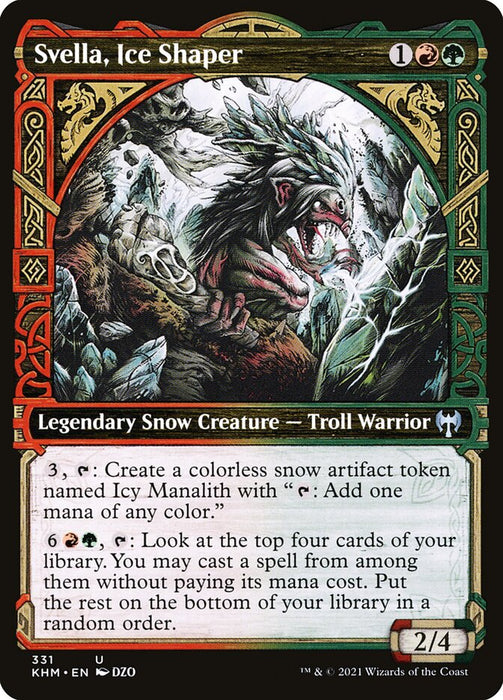 Svella, Ice Shaper  - Showcase - Legendary (Foil)