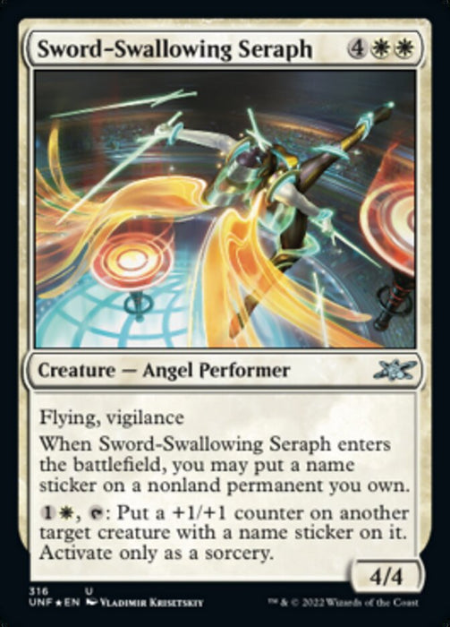 Sword-Swallowing Seraph (Foil)