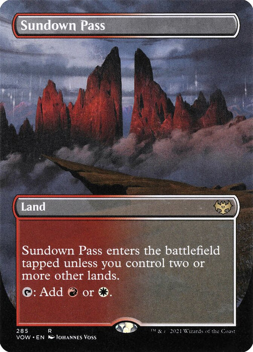 Sundown Pass - Borderless  (Foil)