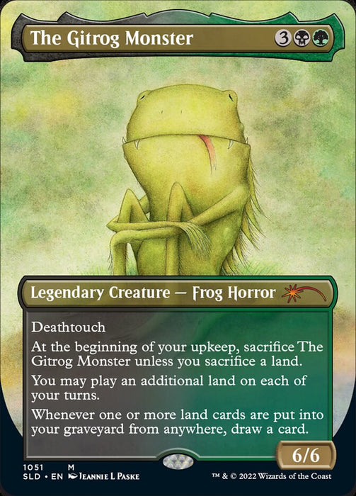 The Gitrog Monster - Borderless - Full Art - Legendary- Inverted