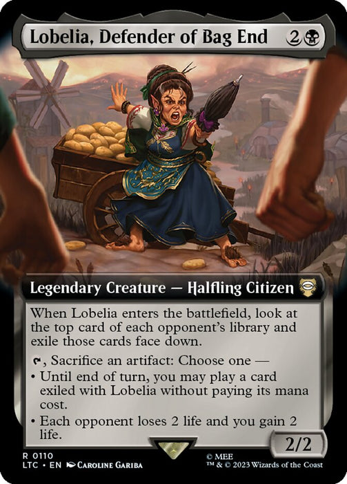 Lobelia, Defender of Bag End - Legendary- Extended Art