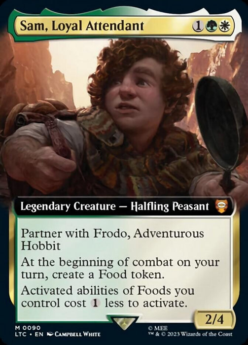 Sam, Loyal Attendant - Legendary- Extended Art (Foil)