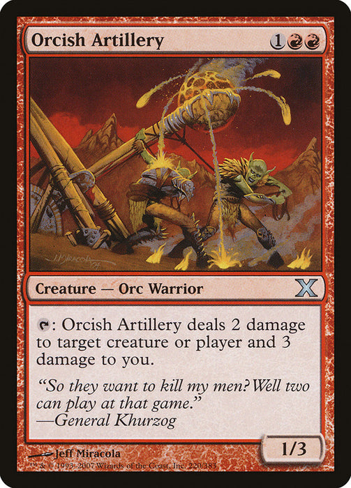 Orcish Artillery  (Foil)