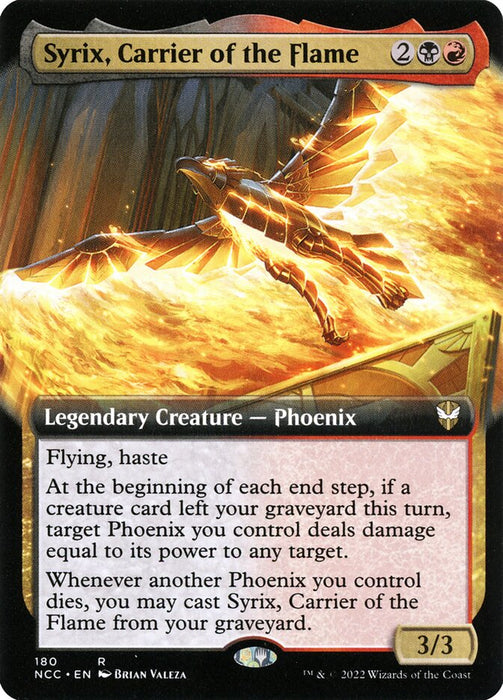 Syrix, Carrier of the Flame - Legendary- Extended Art