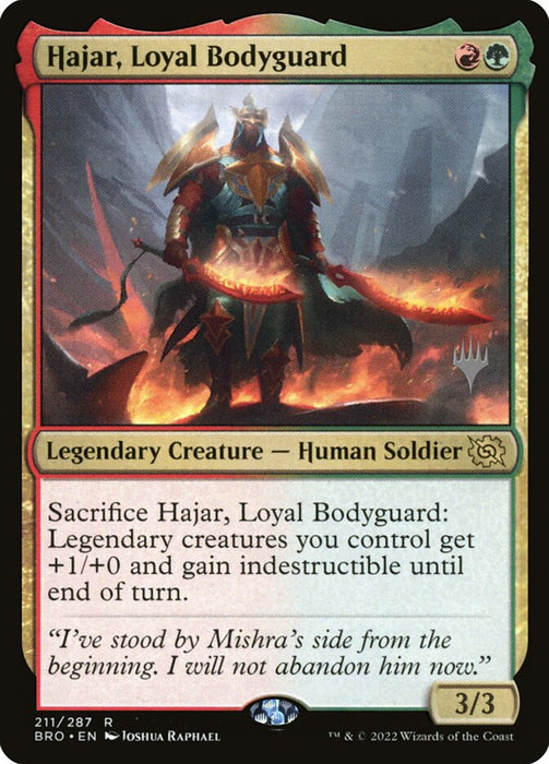 Hajar, Loyal Bodyguard - Legendary (Foil)