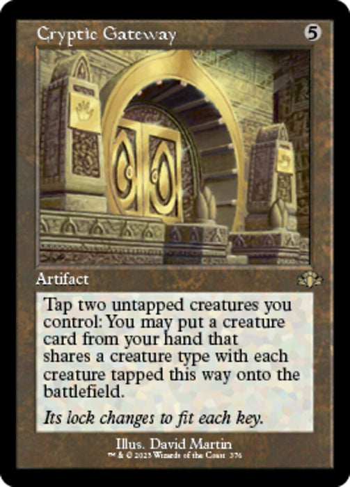 Cryptic Gateway - Retro Frame