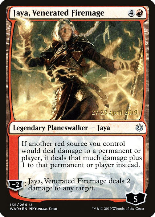 Jaya, Venerated Firemage  (Foil)