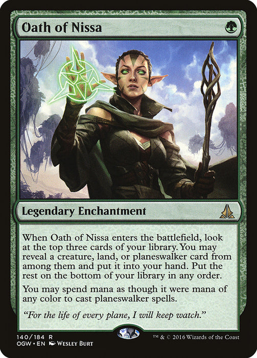 Oath of Nissa  (Foil)