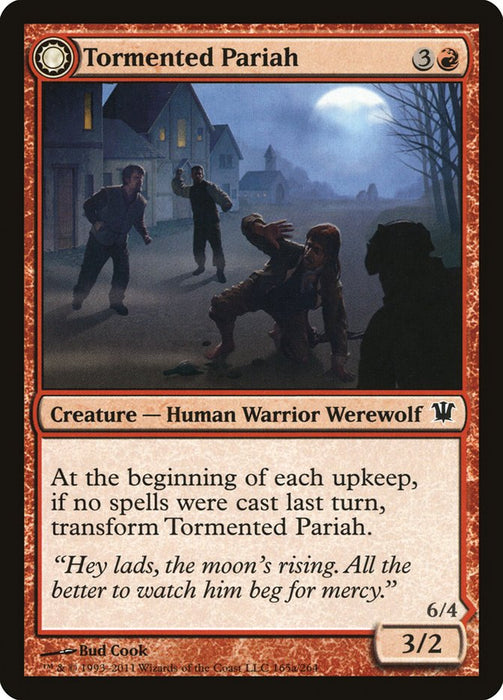 Tormented Pariah // Rampaging Werewolf  - Sunmoondfc (Foil)