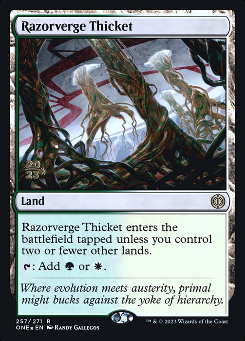 Razorverge Thicket (Foil)