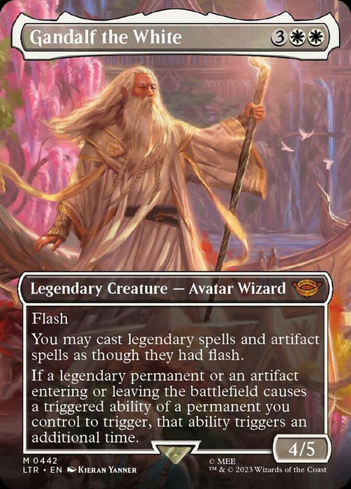 Gandalf the White - Borderless - Legendary- Inverted