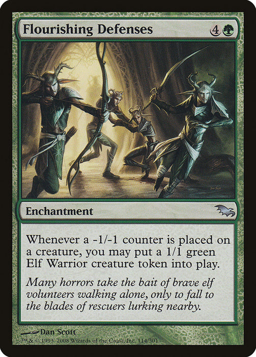 Flourishing Defenses  (Foil)