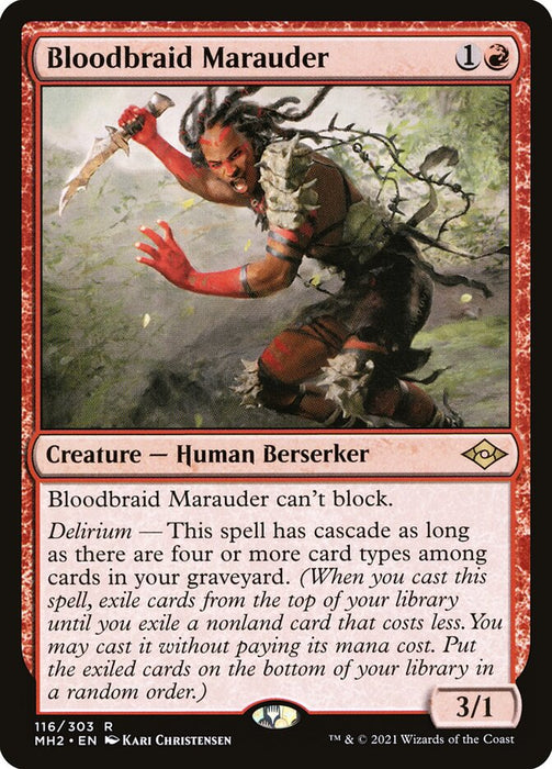 Bloodbraid Marauder  (Foil)