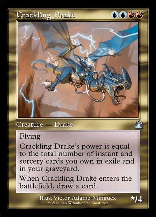 Crackling Drake - Retro Frame (Foil)