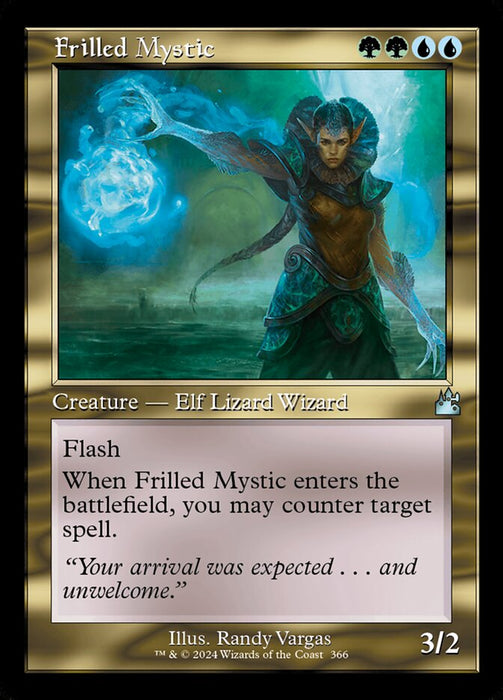 Frilled Mystic - Retro Frame (Foil)