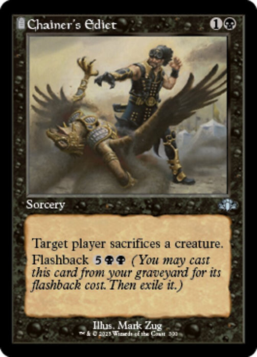 Chainer's Edict - Retro Frame - Tombstone (Foil)