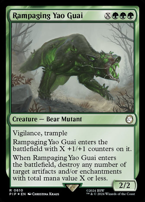 Rampaging Yao Guai (Foil)