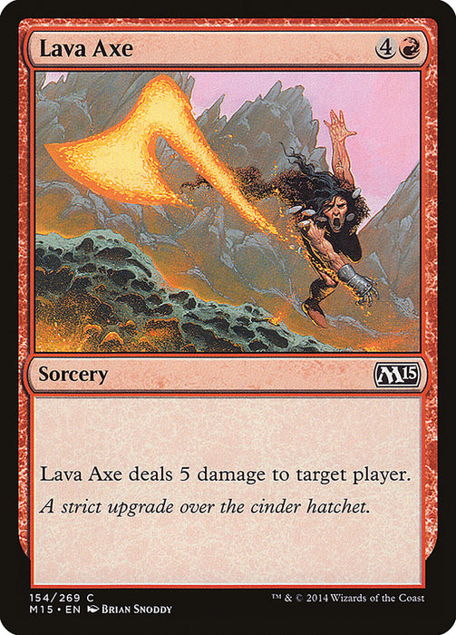 Lava Axe  (Foil)