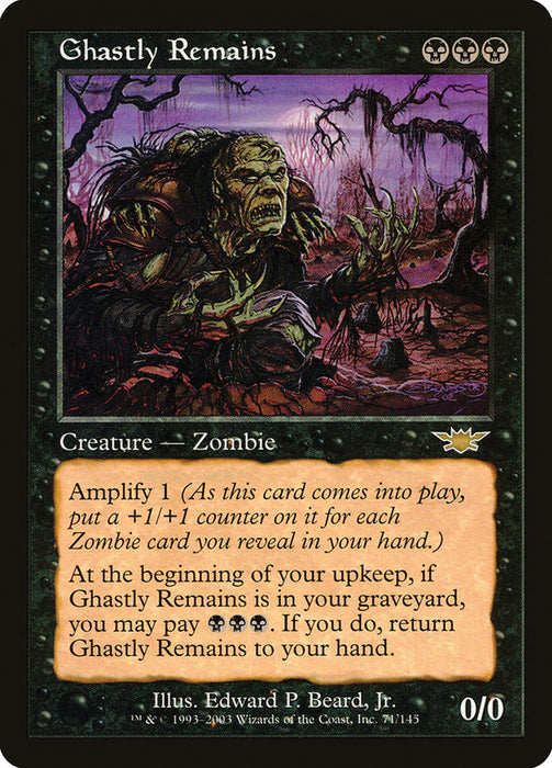 Ghastly Remains  (Foil)