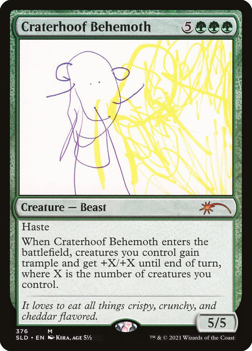 Craterhoof Behemoth  (Foil)