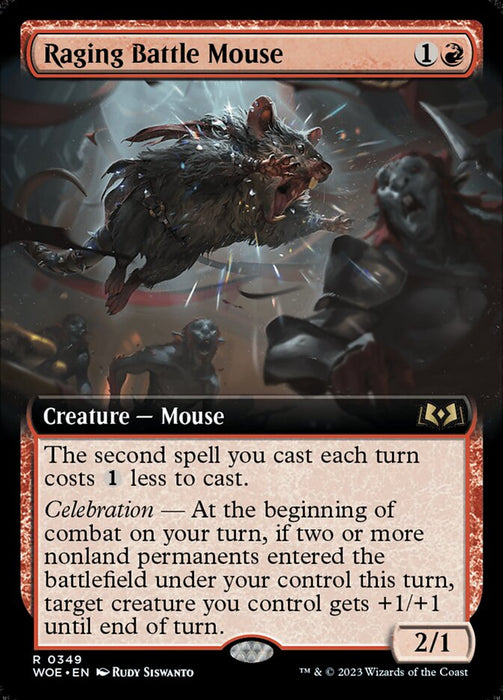 Raging Battle Mouse - Extended Art (Foil)