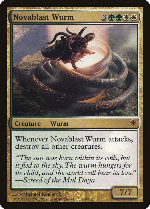 Novablast Wurm  (Foil)