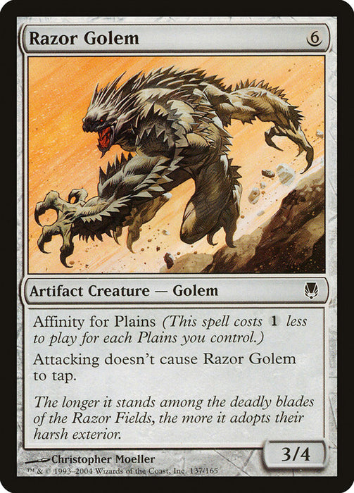 Razor Golem  (Foil)