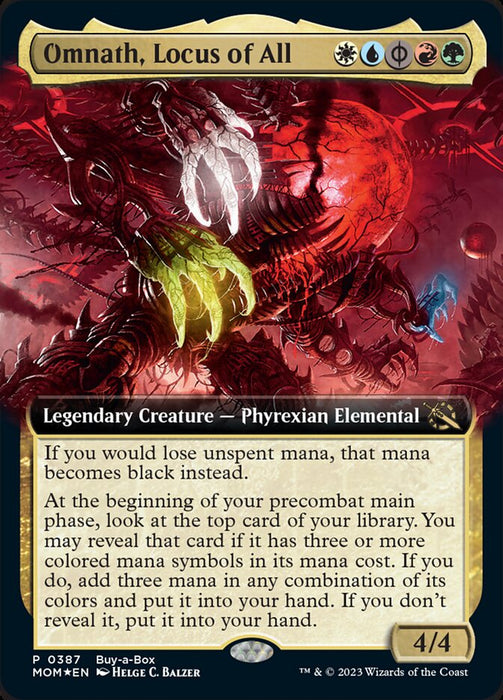 Omnath, Locus of All - Legendary- Extended Art (Foil)