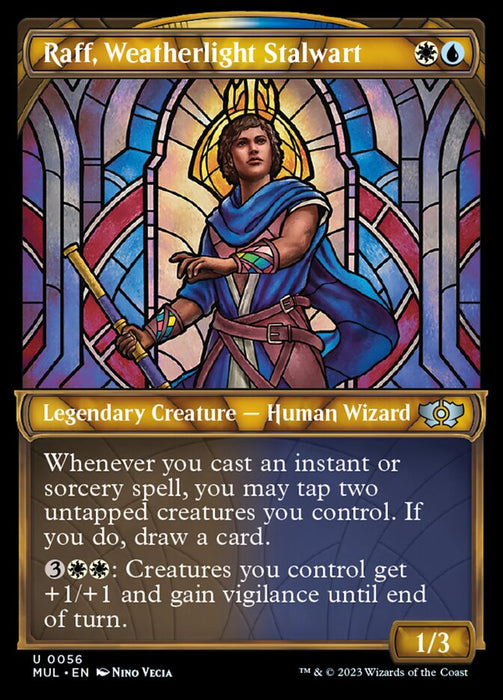 Raff, Weatherlight Stalwart - Legendary- Showcase- Inverted (Foil)