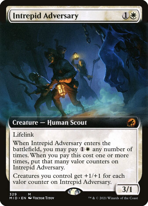 Intrepid Adversary  - Extended Art (Foil)