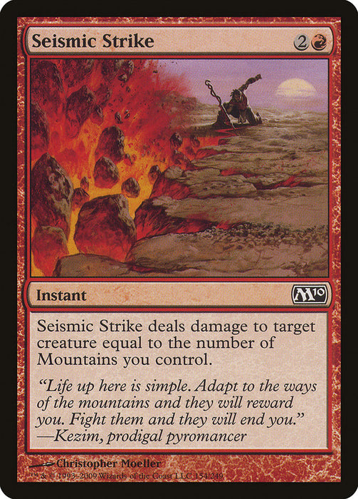 Seismic Strike  (Foil)