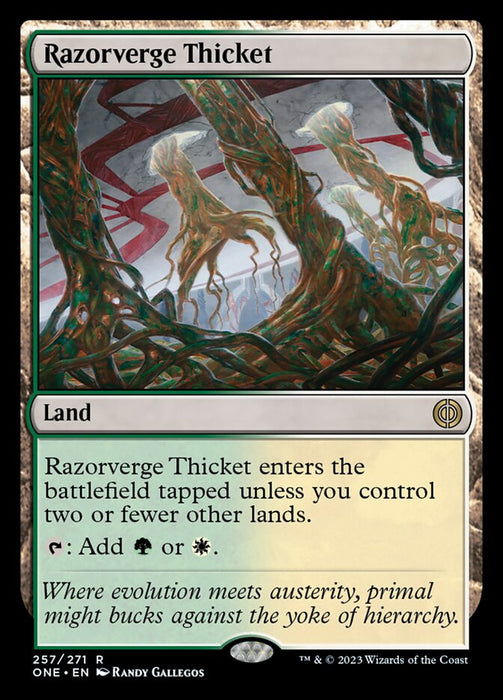 Razorverge Thicket (Foil)