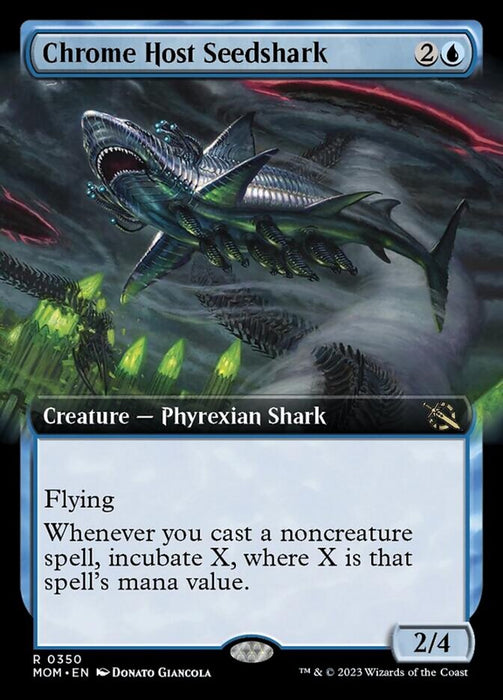 Chrome Host Seedshark - Extended Art- Extended Art