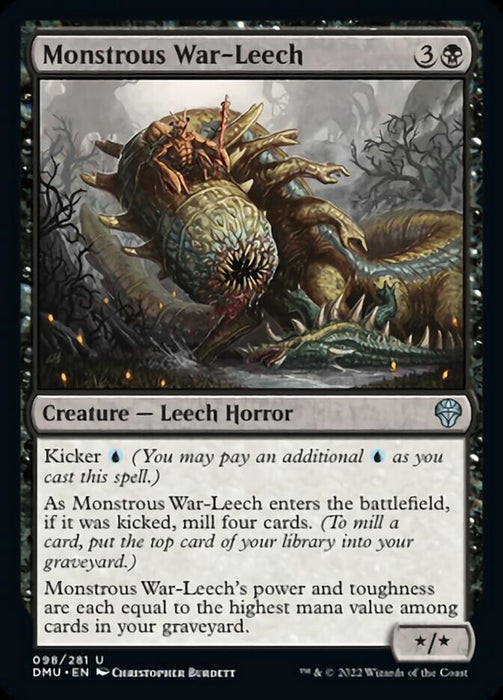 Monstrous War-Leech (Foil)