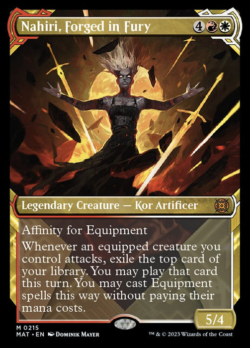 Nahiri, Forged in Fury - Showcase- Legendary- Inverted (Foil)