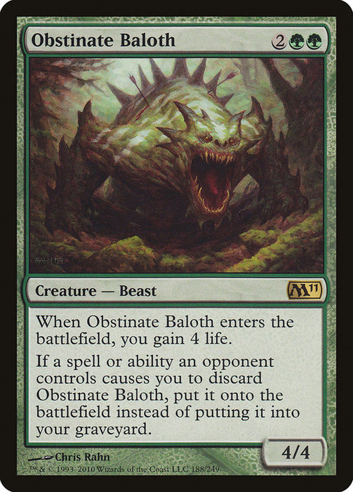 Obstinate Baloth  (Foil)