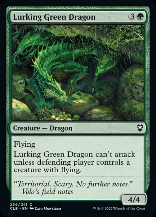 Lurking Green Dragon  (Foil)