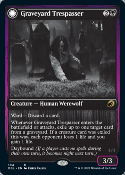 Graveyard Trespasser // Graveyard Glutton  - Inverted