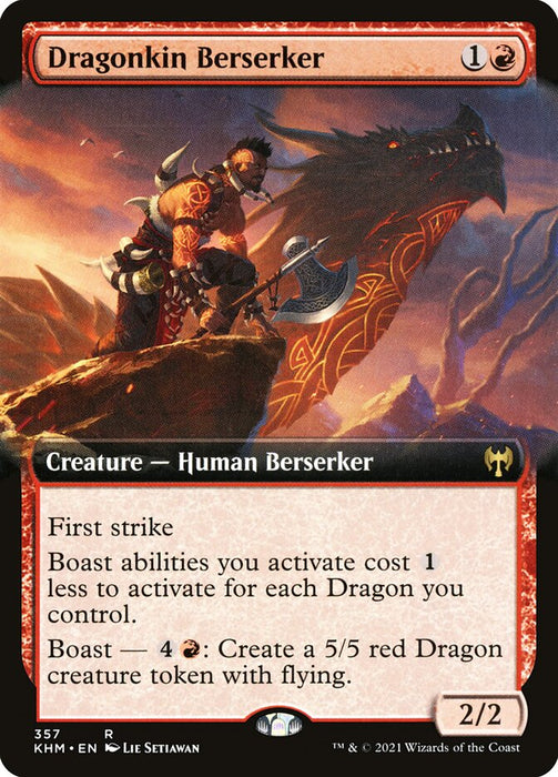 Dragonkin Berserker  - Extended Art (Foil)