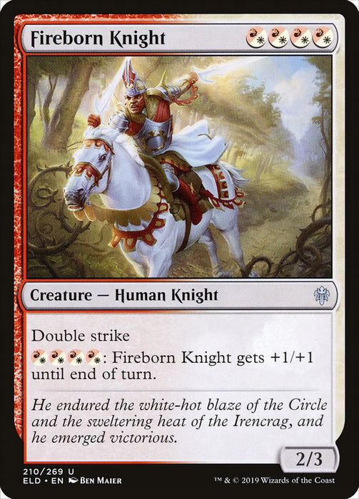 Fireborn Knight  (Foil)