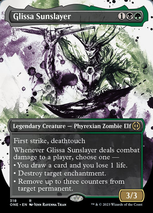 Glissa Sunslayer - Borderless - Showcase- Legendary- Inverted