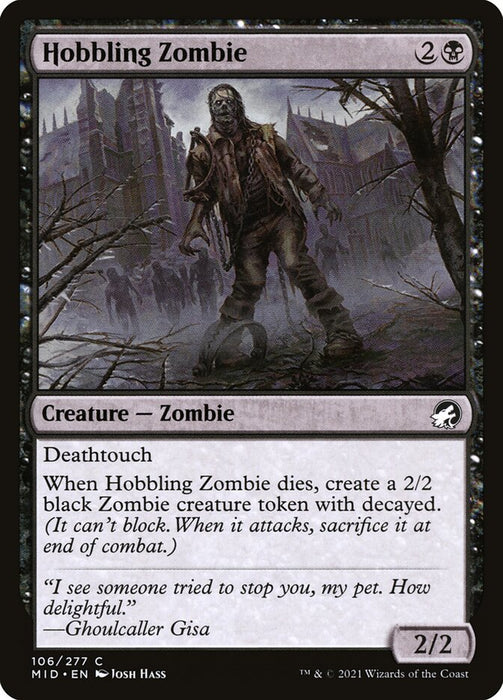 Hobbling Zombie  (Foil)